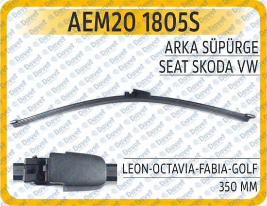 AEM 201805S Arka Silecek Supurgesi 350 Mm Leon-Octavia-Fabia-Golf